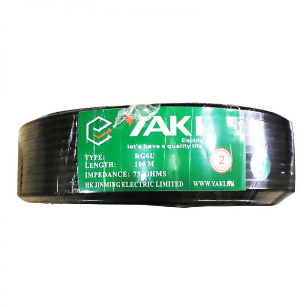 CABLE COAXIAL TV100M"YAKI"1.0CGS+4.7PPE+AL+160CCAM+6.8PVC