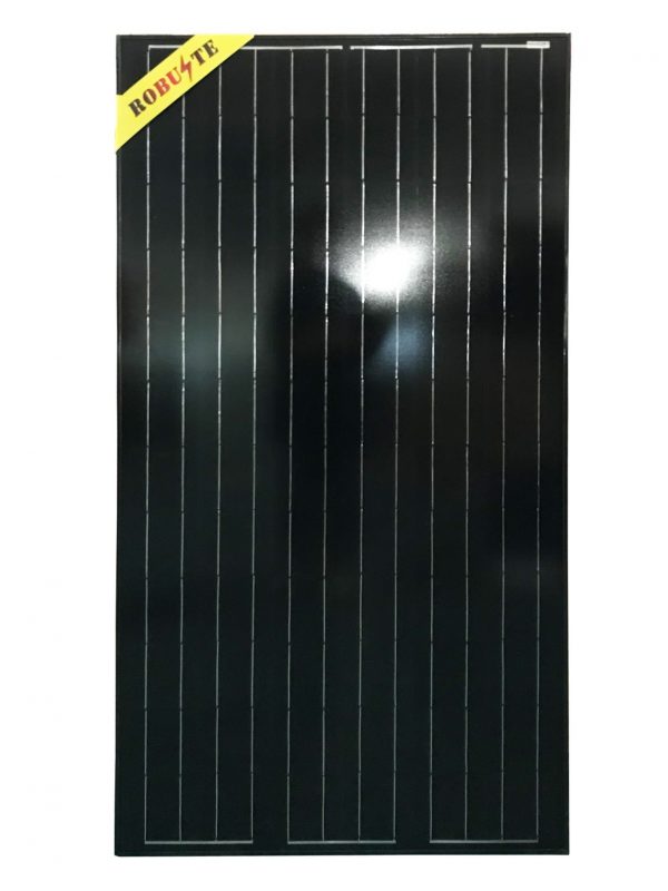 PANNEAU SOLAIRE DESIGN NOIR 1580*808*40MM "ROBUSTE"