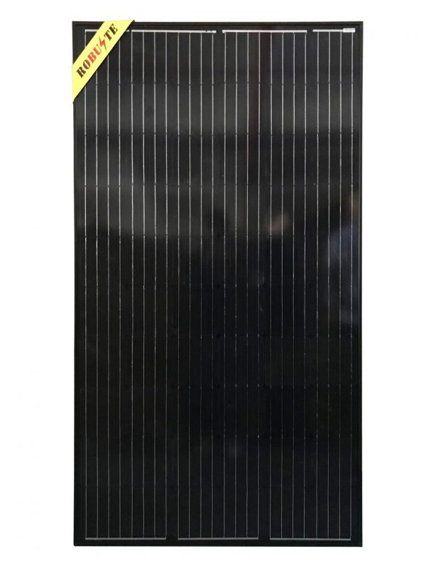 PANNEAU SOLAIRE DESIGN NOIR 1640*992*40MM "ROBUSTE"