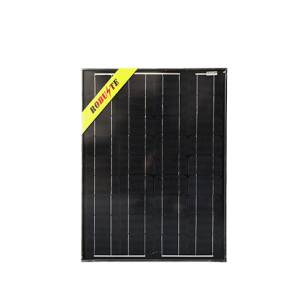 PANNEAU SOLAIRE DESIGN NOIR "ROBUSTE" 12V10W-B