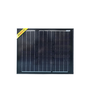 PANNEAU SOLAIRE DESIGN NOIR "ROBUSTE" 18V30W