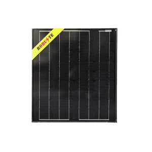 PANNEAU SOLAIRE DESIGN NOIR "ROBUSTE" 18V50W