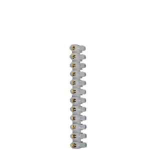 BARRETTE DOMINO BLANC 15A N°14 MM²