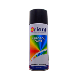 PEINTURE BOMBE ORIENT COULEUR: NOIR-MATE