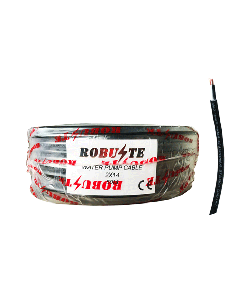 Cable éléctrique pour pompe immergée 2x1,4mm² ''ROBUSTE''