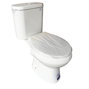 WC HORIZONTAL DOUBLE POUSSOIR BLANC ''MS''