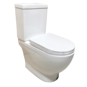 WC HORIZONTAL DOUBLE POUSSOIR BLANC ''MS''