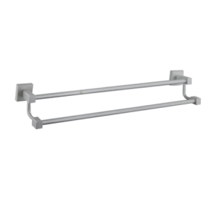 PORTE SERVIETTE DOUBLE BARRE ALUMINIUM