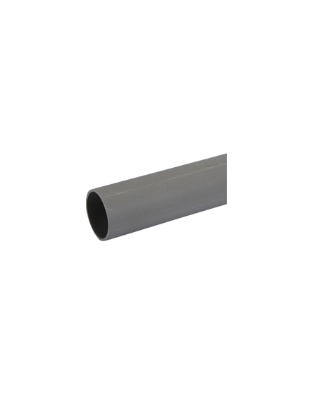 DYKA - Tube PVC NF Me gris diamètre 40 mm longueur 4m EU EP EV Réf  11065561001