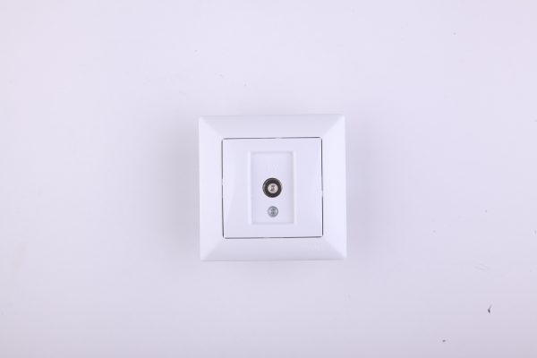 Prise Téléphone RJ-11 Blanc Encastré "YAKI"