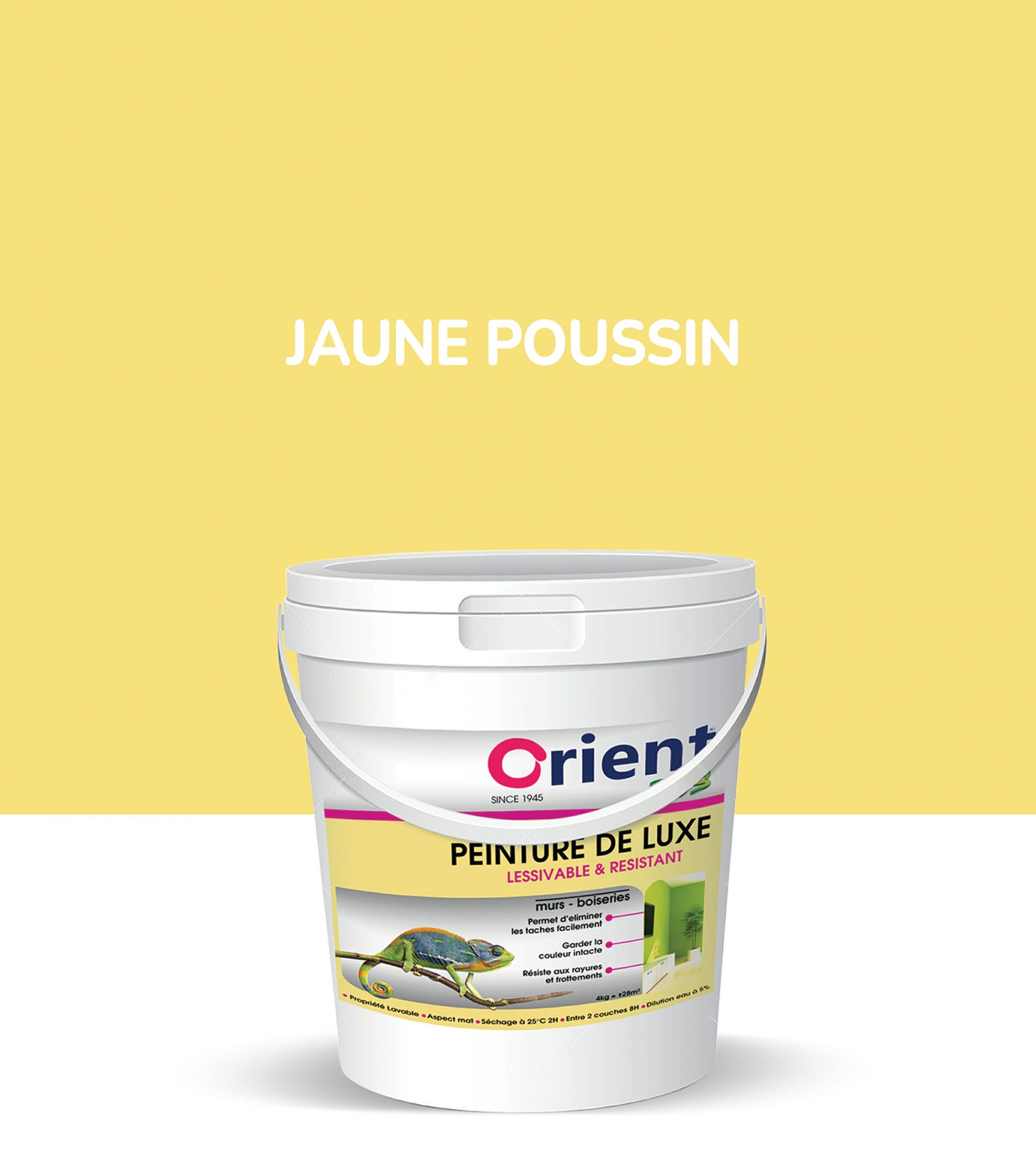 PEINTURE A HUILE JAUNE (POT DE 4KG)