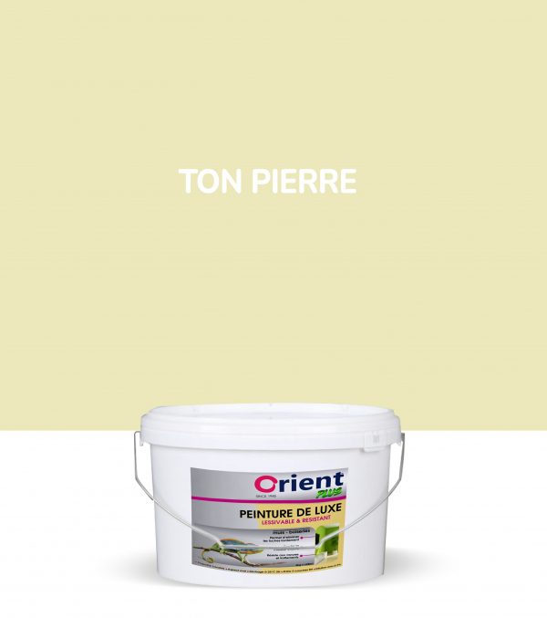 Peinture a l'eau Orient plus 4kg couleur: TON PIERRE