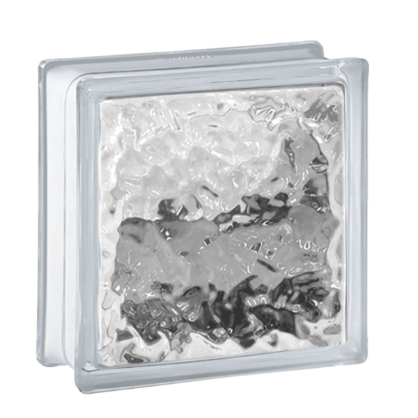 BRIQUE DE VERRE 190X190X80MM: JH118 ICE CRYSTAL
