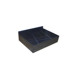 PLAQUE MARBREE 610X465X150MM AVEC FIXATION - NOIR