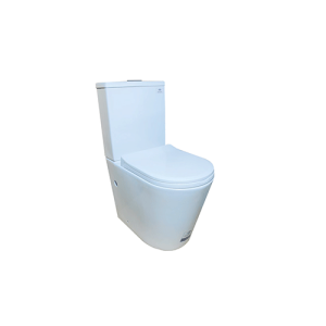 WC HORIZONTAL DOUBLE POUSSOIR BLANC P TRAP 620*370*820 REF:2003W