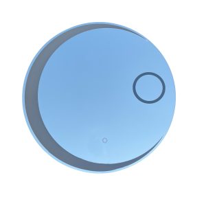 MIROIR DE DOUCHE AVEC LAMPE LED TACTILE REF:RHC-MR1295