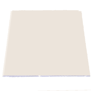 PLAFOND PVC 200X7X4000MM 10PCS/PQTSNET  BLANC CASSE