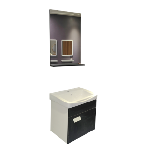 MEUBLE SALLE DEBAIN 500*360*450MM-MIROIR480*630*15MM REF:6520-20-C017