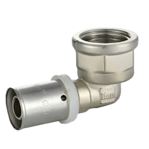 COUDE A SERTIR FEMELLE+FILETAGE FEMELLE90°121UA Ø20X1/2FPE-X REF: A2002