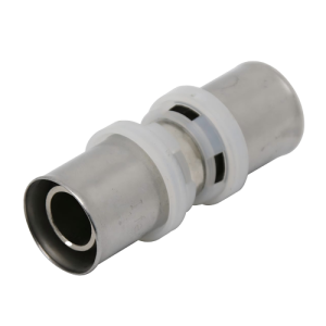RACCORD A SERTIR DROIT   PE-X/AL 121A - S25 REF:2121A-23