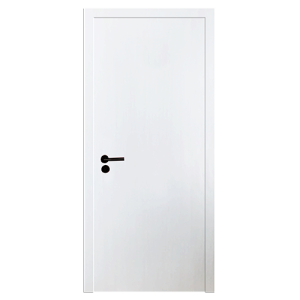 BLOC PORTE COMPLET  2065*840*40MM -POIGNEE NOIR  ISOPLANE/BLANC