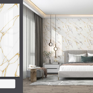 REVETEMENT MURAL ADHESIFS EN MOUSSE 1.2M*3*25MM MOTIF MARBRE  REF: 538D1