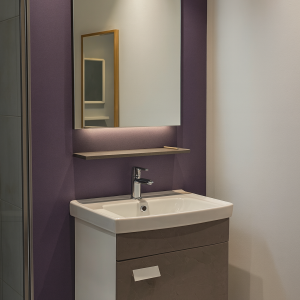 MEUBLE SALLE DEBAIN 500*360*450MM-MIROIR480*630*15MM REF: 6520-20-B018