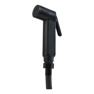 DOUCHETTE AVEC FLEXIBILE ABS NOIR REF: H-033