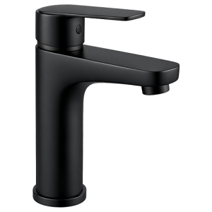 MITIGEUR LAVABO Noir mat 1/2 AVEC FLEXIBLE "MERCURY-KERASUS"  REF: 108151200 BLACK