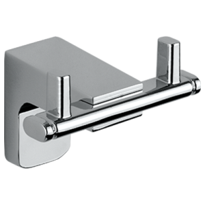 CROCHET DOUBLE MURAL Chromé "DUXXA" REF:A.1721