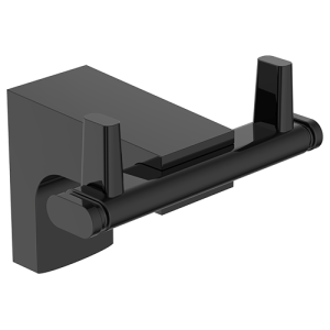 CROCHET DOUBLE MURAL Noir matt "DUXXA" REF: A.1721.S