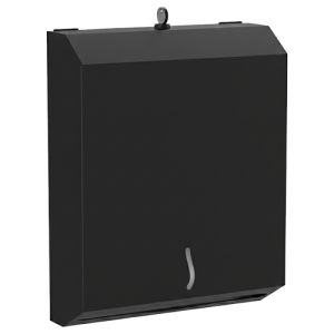 DISTRIBUTEUR DE PAPIER TOILETTE (400pcs)Noir "Z-FOLD DUXXA" P.53003S