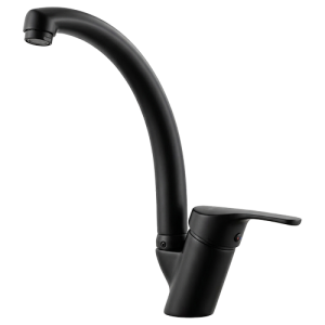 MITIGEUR EVIER Noir mat -S304-1/2 "MEGA KERASUS" REF:109050543 BLACK