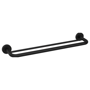 PORTE - SERVIETTE DOUBLE BARRE Noir "HOTEL DUXXA" REF: A-850-P19S