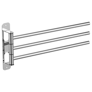 PORTE SERVIETTE PIVOTANT-3 Chromé "BALCONY DUXXA" REF: A-853