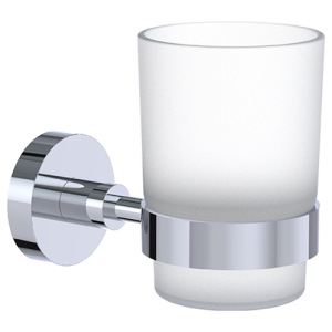 PORTE VERRE  Chromé AVEC SUPPORT - "DUXXA PROJ NEO" REF:A-3004