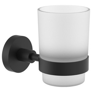 PORTE VERRE  Noir mat AVEC SUPPORT - "DUXXA PROJ NEO" REF:A.3004.S