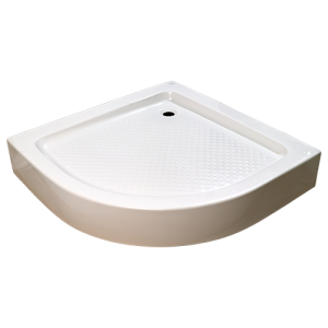 RECEVEUR DE DOUCHE D'ANGLE 90X90CM+BONDE  D'EVACUATION "GRAVENA" REF:YB7010000011(704/03/003/001/1)