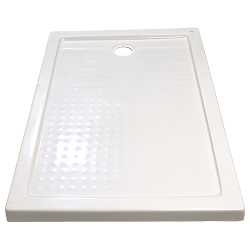 RECEVEUR DE DOUCHE SANS PANNEL "GRAVENA"120X80CM BLANC+BONDE D'EVACUATION REF:YB7010000018 (731/21/036/001/1) – Image 2