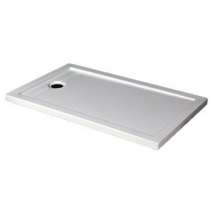 RECEVEUR DE DOUCHE SANS PANNEL "GRAVENA"120X80CM BLANC+BONDE  D'EVACUATION REF:YB7010000018 (731/21/036/001/1)