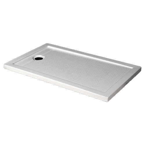 RECEVEUR DE DOUCHE SANS PANNEL "GRAVENA"120X80CM BLANC+BONDE D'EVACUATION REF:YB7010000018 (731/21/036/001/1)