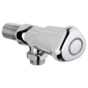 VANNE D'ARRET  EQUERRE Chromé "CLASSIC PLUS KERASUS 1/2-1/2 REF:302250300