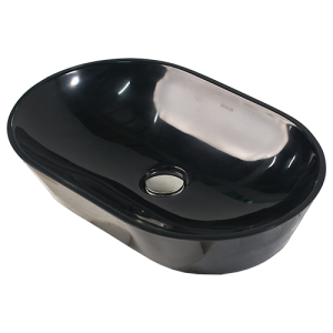 VASQUE à poser - NOIR 55x35cm"GRAVENA" REF:401/108/061/0/04