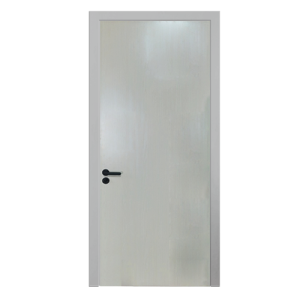 BLOC-PORTE ISOPLANE GRIS FONCE 2100×900×40 MM – POIGNÉE NOIRE